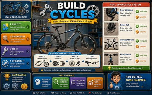 Build Cycles game preview
