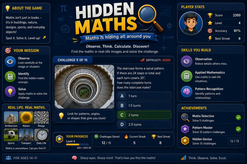 Hidden Maths game preview
